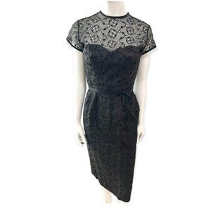 Vintage lever lad lack ilk ocktail ress